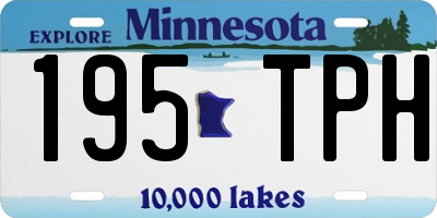 MN license plate 195TPH