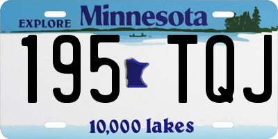 MN license plate 195TQJ