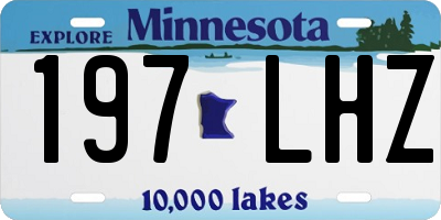 MN license plate 197LHZ