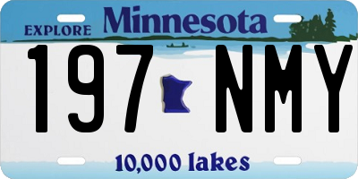 MN license plate 197NMY