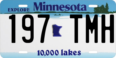MN license plate 197TMH