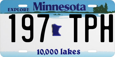 MN license plate 197TPH