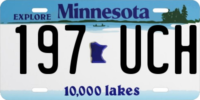 MN license plate 197UCH