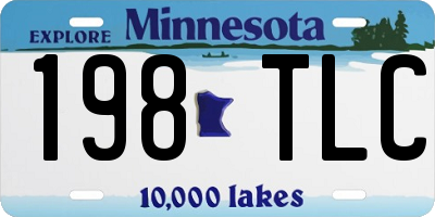 MN license plate 198TLC