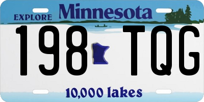 MN license plate 198TQG