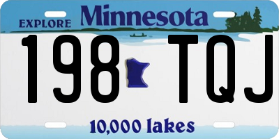 MN license plate 198TQJ