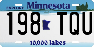 MN license plate 198TQU