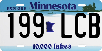 MN license plate 199LCB