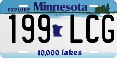 MN license plate 199LCG