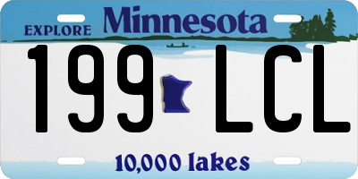MN license plate 199LCL