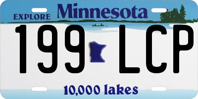 MN license plate 199LCP
