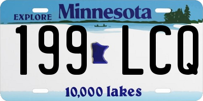 MN license plate 199LCQ