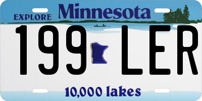 MN license plate 199LER
