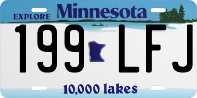 MN license plate 199LFJ