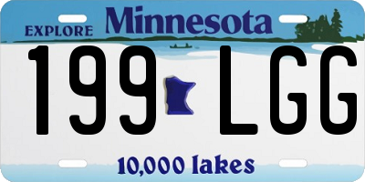 MN license plate 199LGG