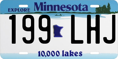 MN license plate 199LHJ