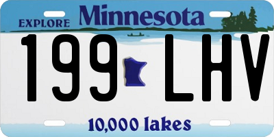 MN license plate 199LHV