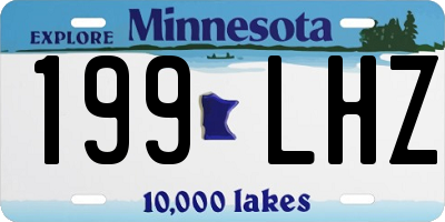 MN license plate 199LHZ