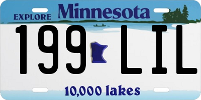 MN license plate 199LIL