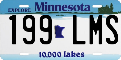 MN license plate 199LMS