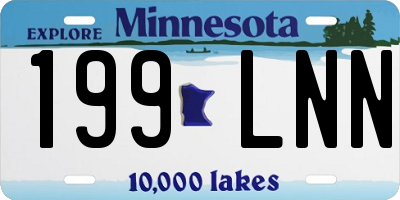 MN license plate 199LNN
