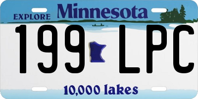 MN license plate 199LPC
