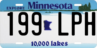 MN license plate 199LPH