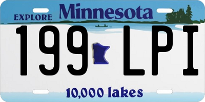 MN license plate 199LPI