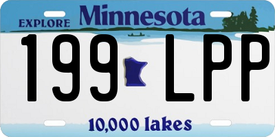 MN license plate 199LPP