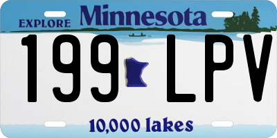 MN license plate 199LPV