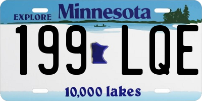 MN license plate 199LQE