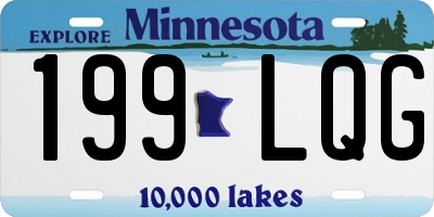 MN license plate 199LQG