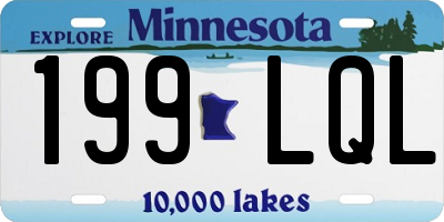 MN license plate 199LQL