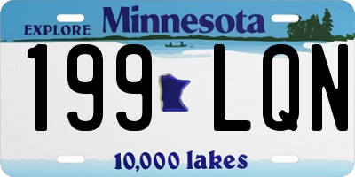 MN license plate 199LQN