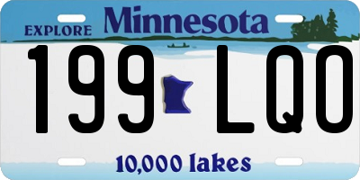 MN license plate 199LQO