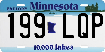 MN license plate 199LQP