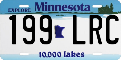 MN license plate 199LRC