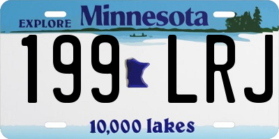 MN license plate 199LRJ
