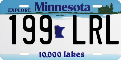 MN license plate 199LRL