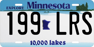 MN license plate 199LRS
