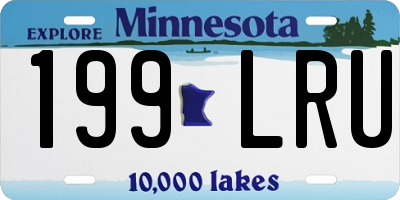 MN license plate 199LRU