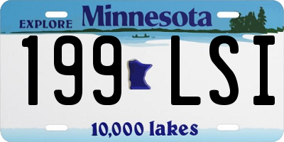 MN license plate 199LSI
