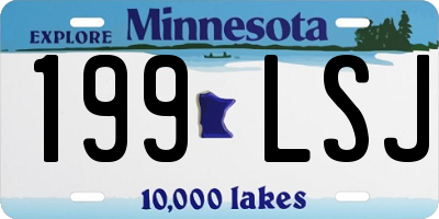 MN license plate 199LSJ