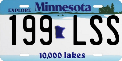 MN license plate 199LSS
