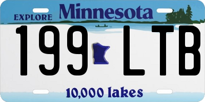 MN license plate 199LTB