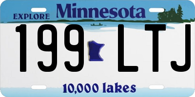 MN license plate 199LTJ