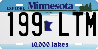 MN license plate 199LTM