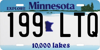 MN license plate 199LTQ