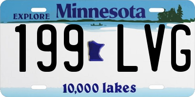 MN license plate 199LVG
