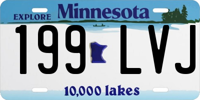 MN license plate 199LVJ